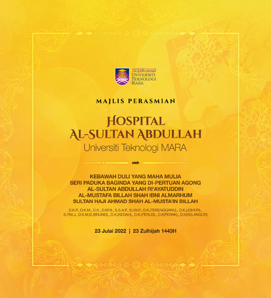 Buku Majlis Perasmian Hospital