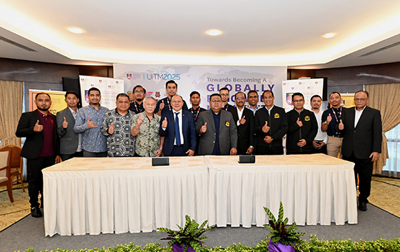 UiTM Signed A Memorandum Of Understanding (MoU) With Persatuan Sepak Takraw Malaysia, Muezza Education Group And MyDrone To Sustain And Strengthen The Sports Industry